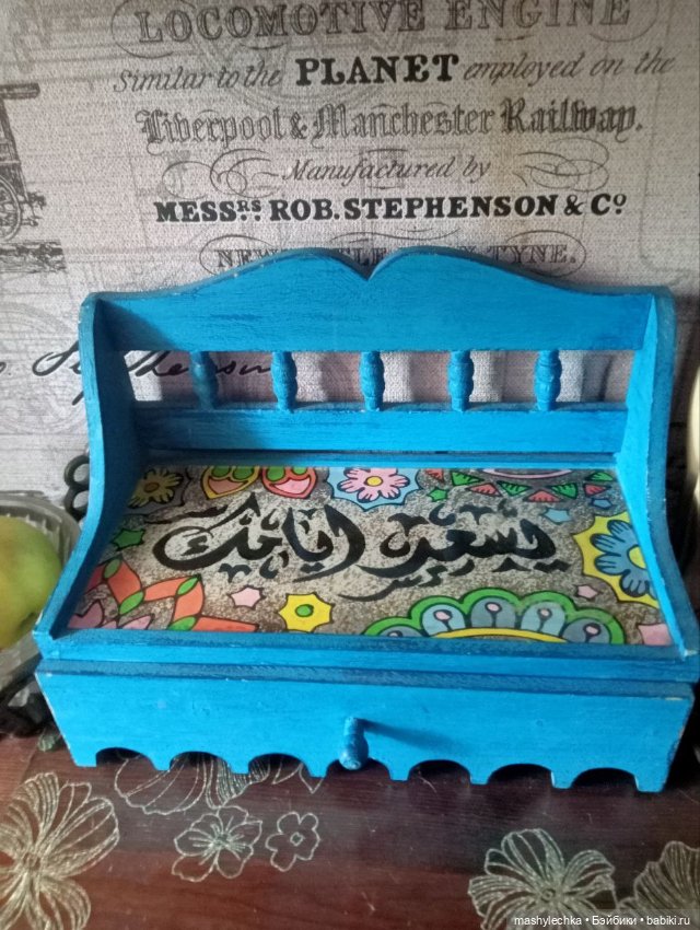 Диван комод для кукол в восточном стиле (фото 6)