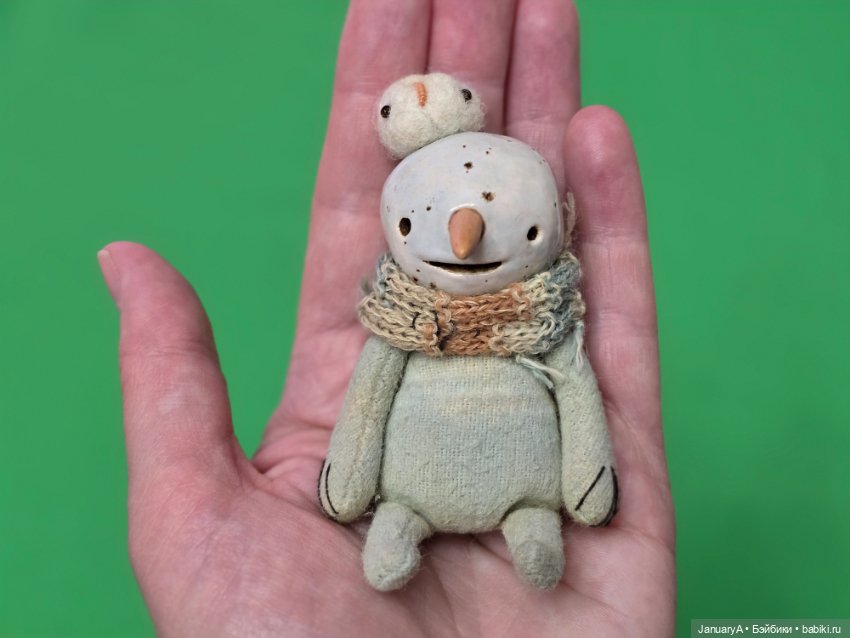 Голем снеговик от Лены Кузуб (фото 2)