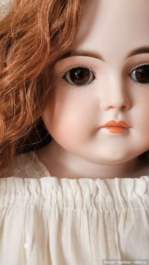 Ранняя антикварная кукла Kestner M, закрытый рот