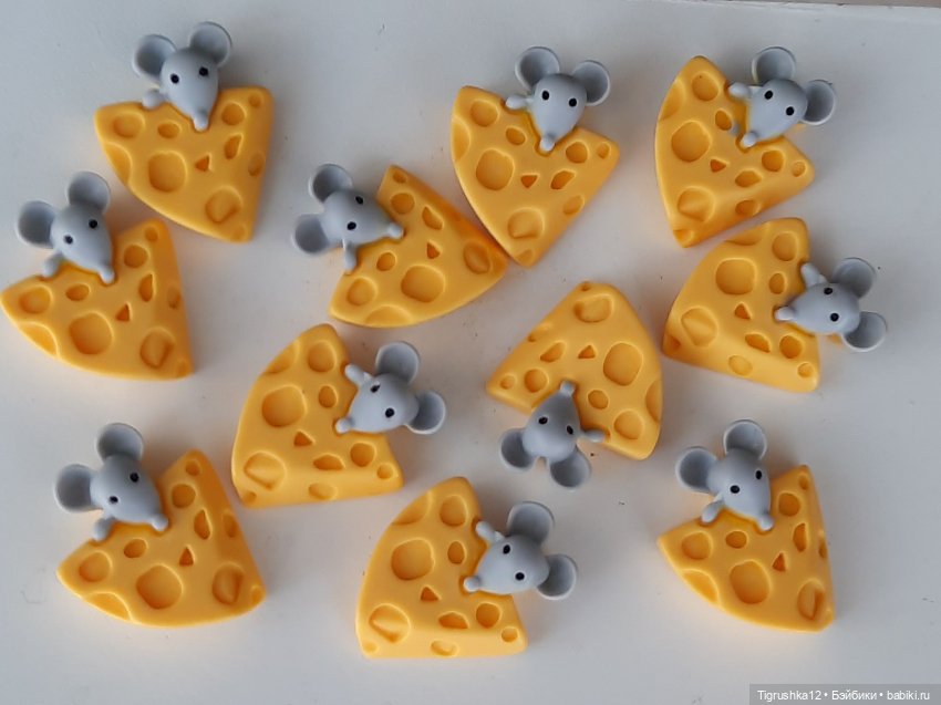 Мышки с сыром — Миниатюра для кукол