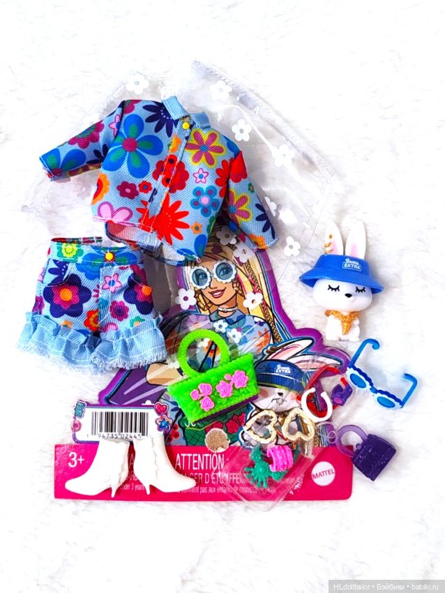 Комплекты одежды с аксессуарами от кукол Barbie Extra №3, №12, №15