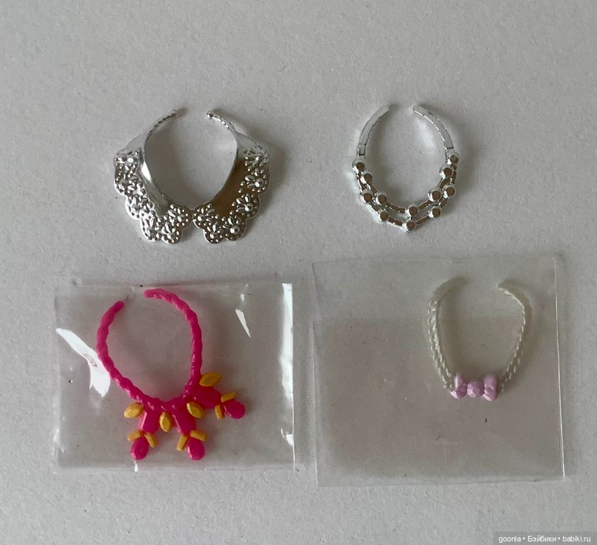 Лот молдированных колье бля барби (фото 2)