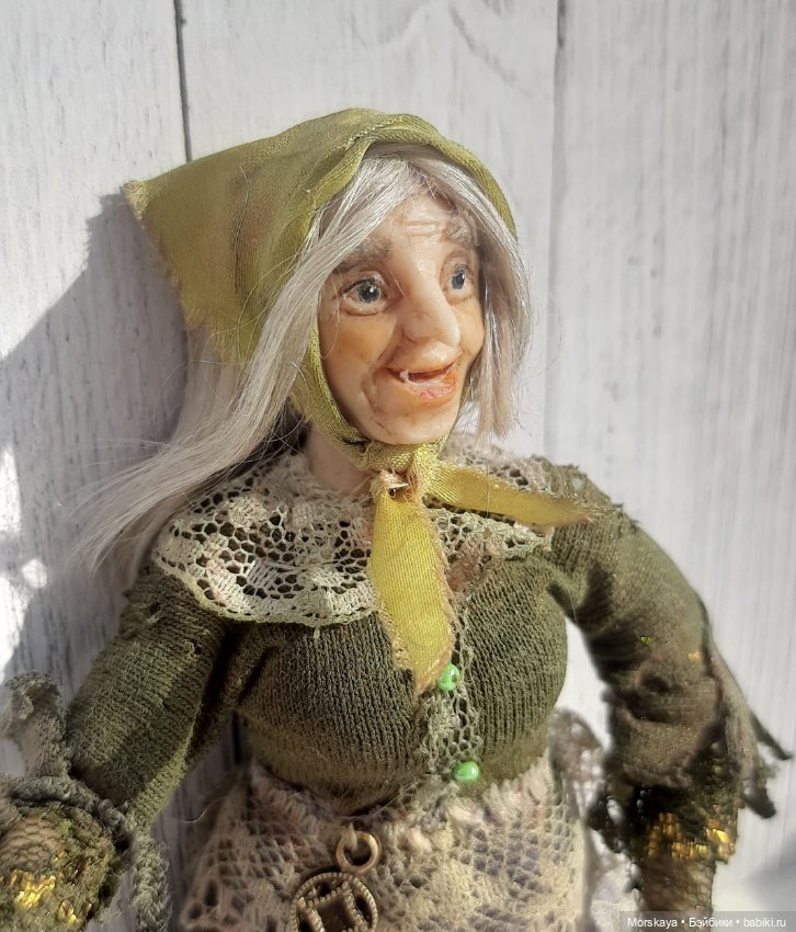 Баба Яга в ступке — Авторские куклы