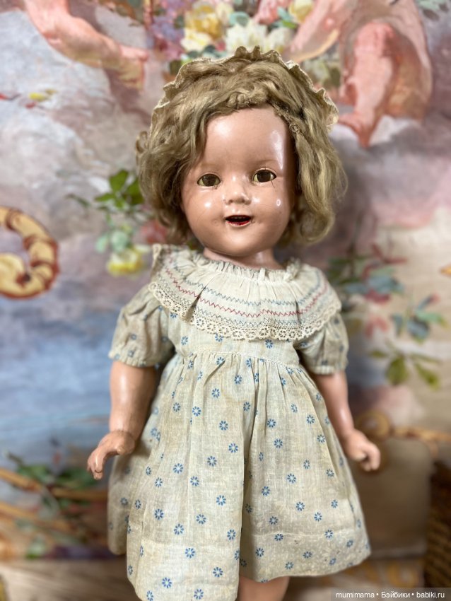 Винтажная куколка Shirley Templ/ Ideal/Ширли Темпл Идеал 1930 (фото 2)