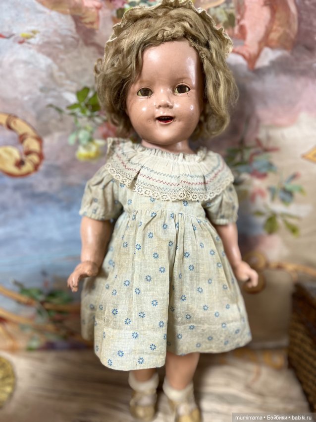 Винтажная куколка Shirley Templ/ Ideal/Ширли Темпл Идеал 1930 (фото 4)