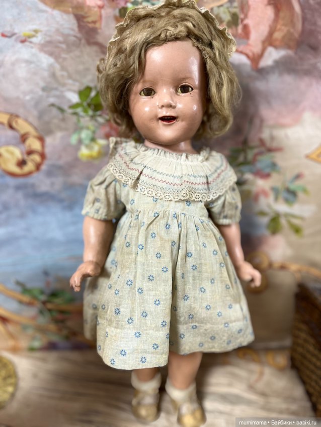 Винтажная куколка Shirley Templ/ Ideal/Ширли Темпл Идеал 1930 (фото 3)