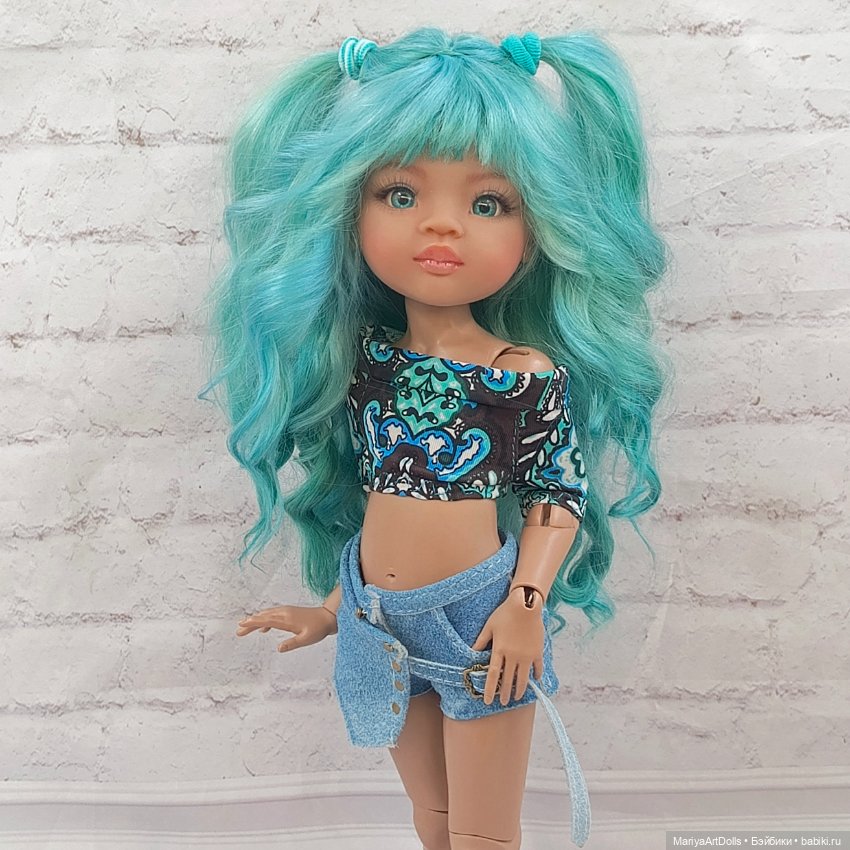 ООАК Паола Рейна кукла мулаточка Минти (фото 3)