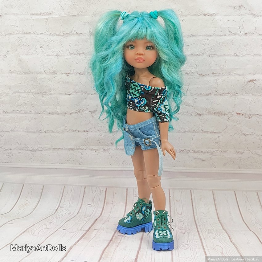 ООАК Паола Рейна кукла мулаточка Минти (фото 8)