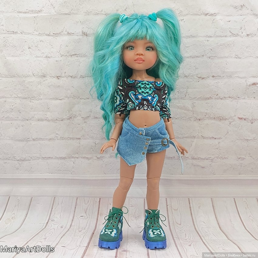 ООАК Паола Рейна кукла мулаточка Минти (фото 4)