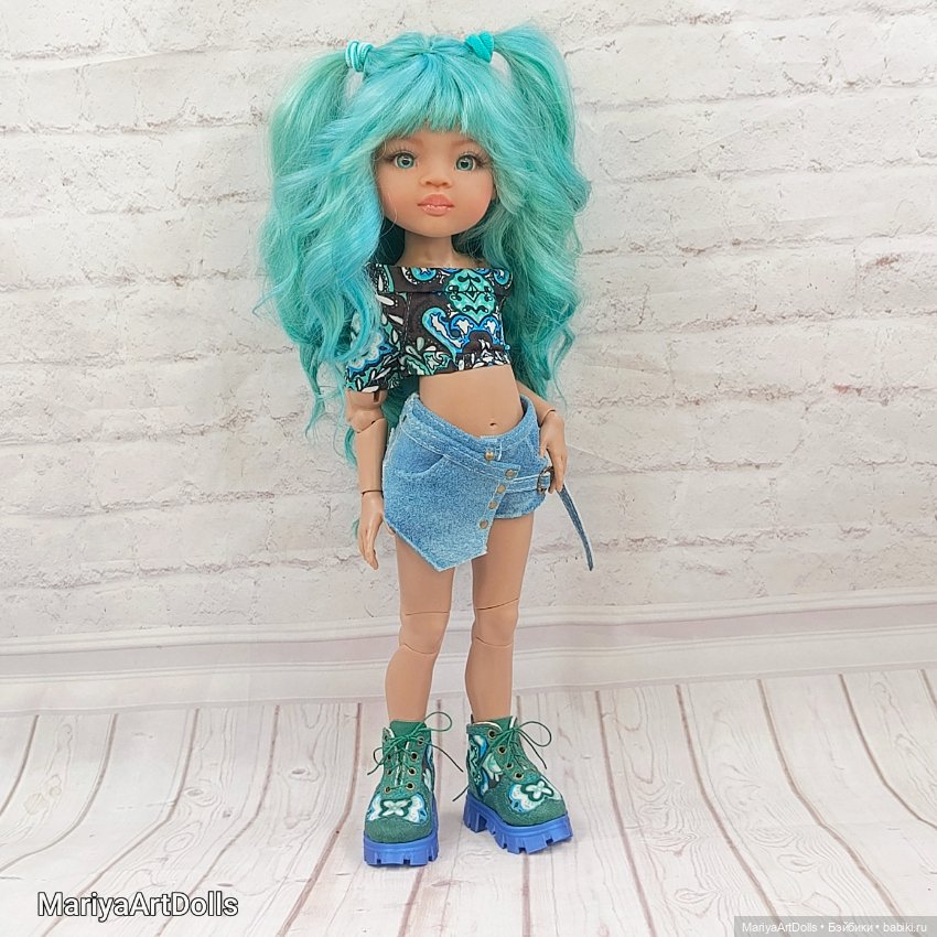 ООАК Паола Рейна кукла мулаточка Минти (фото 6)