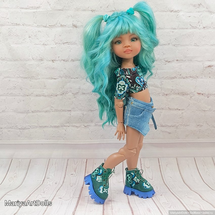 ООАК Паола Рейна кукла мулаточка Минти (фото 10)