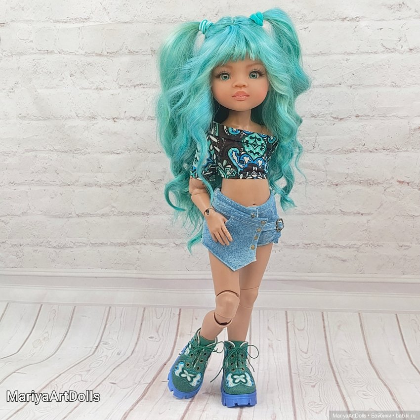 ООАК Паола Рейна кукла мулаточка Минти (фото 2)