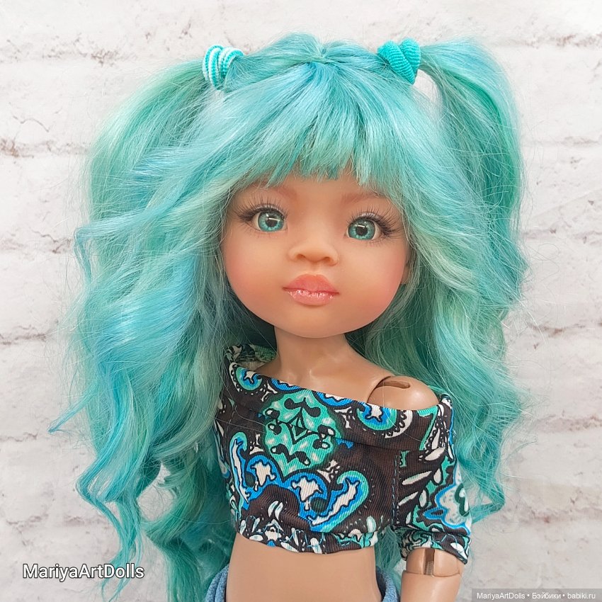 ООАК Паола Рейна кукла мулаточка Минти (фото 9)