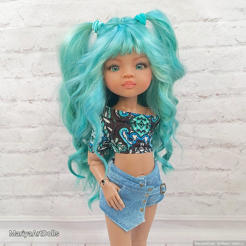 ООАК Паола Рейна кукла мулаточка Минти (фото 7)