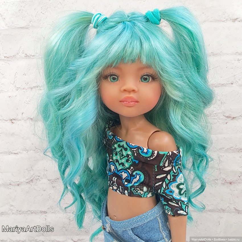 ООАК Паола Рейна кукла мулаточка Минти