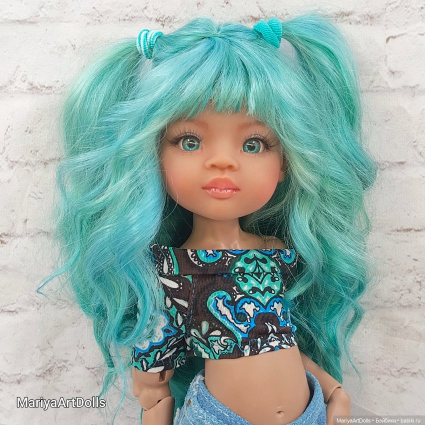 ООАК Паола Рейна кукла мулаточка Минти (фото 5)