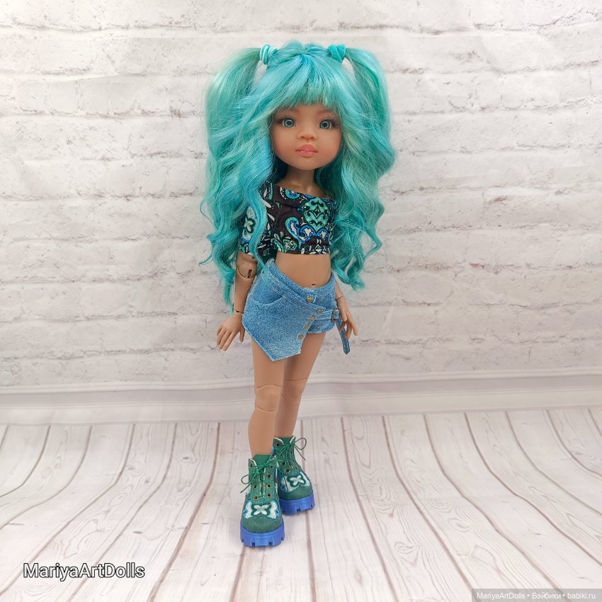 ООАК Паола Рейна кукла мулаточка Минти