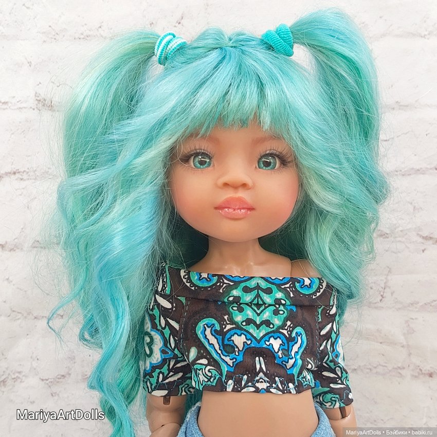 ООАК Паола Рейна кукла мулаточка Минти