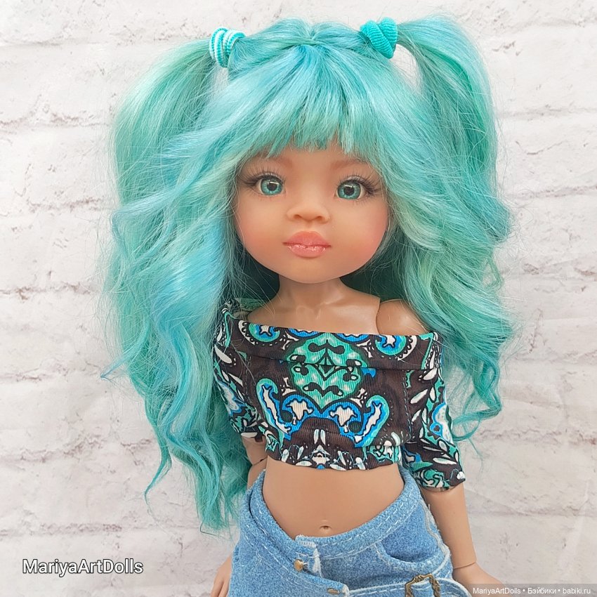 ООАК Паола Рейна кукла мулаточка Минти