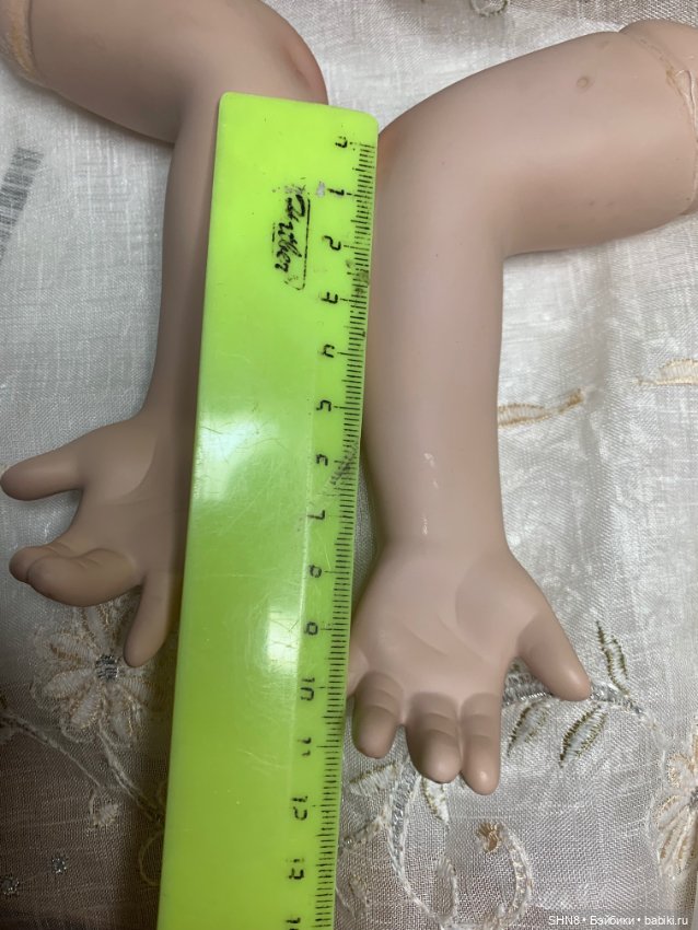 Ручки парные фарфоровые для куклы около 60-65 см (фото 4)