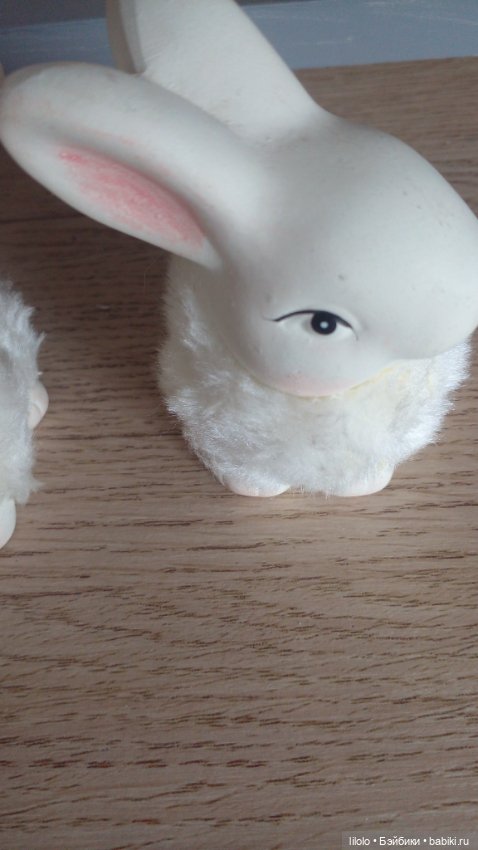 Кролики парой для кукольного интерьера (фото 3)