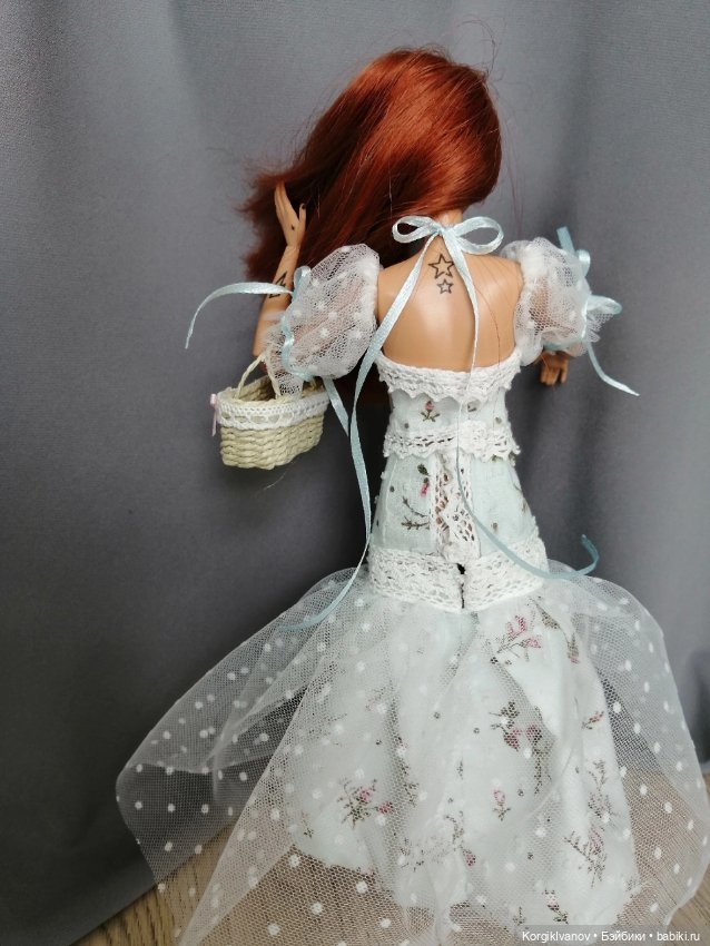 Романтичное платье для барби (фото 2)