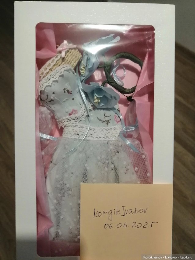 Романтичное платье для барби (фото 8)