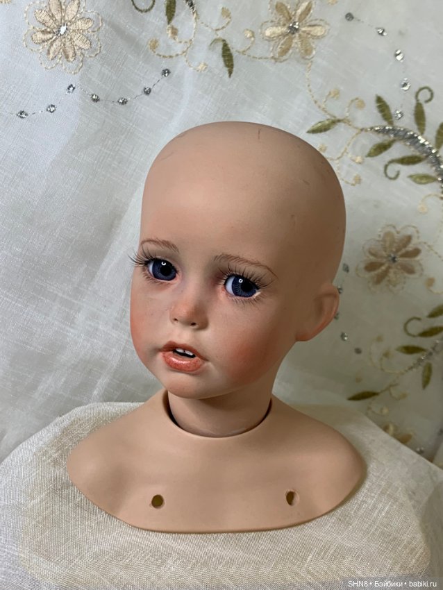 Голова фарфор молд Shay — Тела и головы для кукол (фото 4)