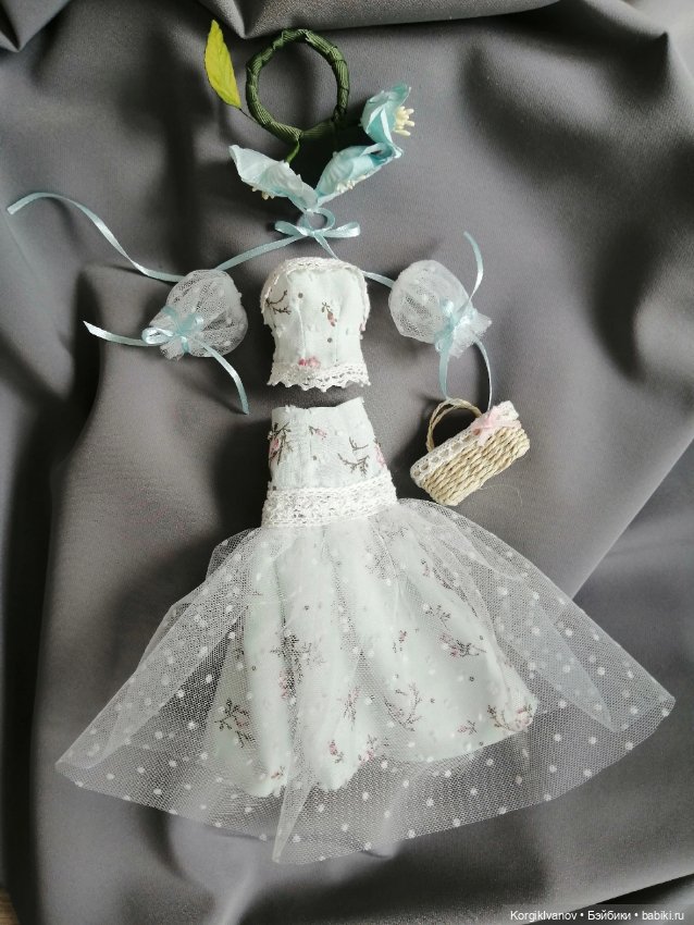 Романтичное платье для барби (фото 3)