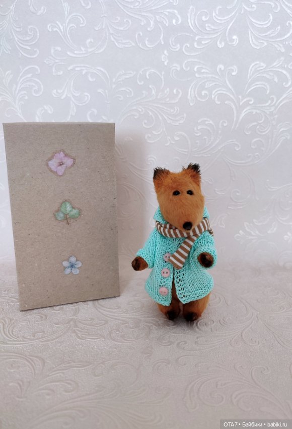 Лис ( Бабайкины детки) — Авторские игрушки (фото 4)