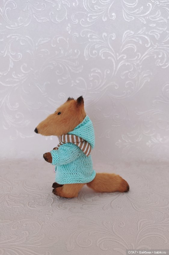 Лис ( Бабайкины детки) — Авторские игрушки (фото 3)