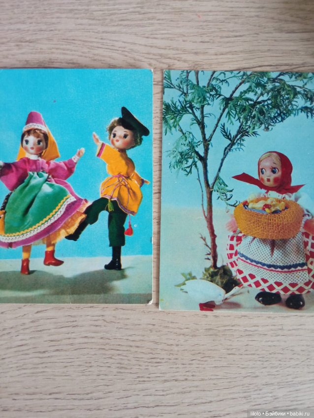 Лот винтажных открыток для кукольного интерьера (фото 3)