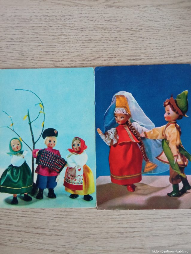 Лот винтажных открыток для кукольного интерьера (фото 5)
