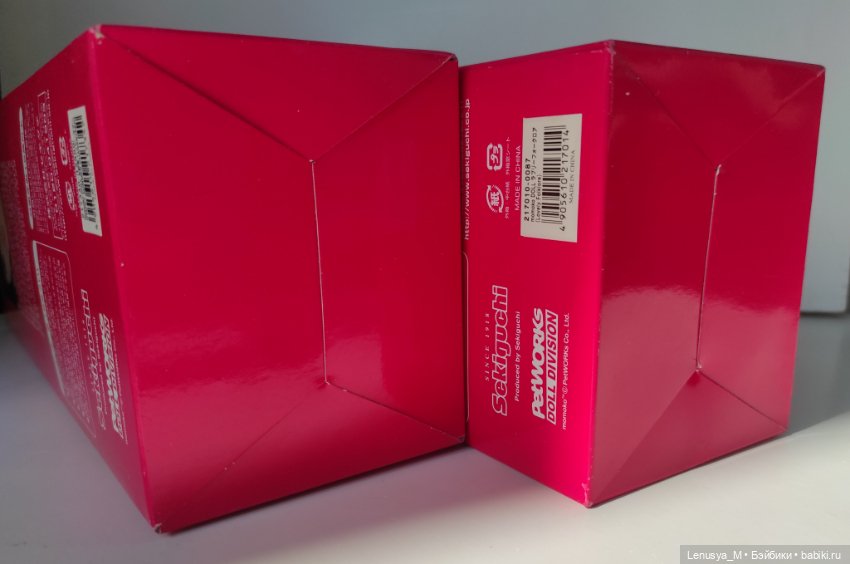 Коробки-витрины старого образца от кукол Момоко / 2шт (фото 7)