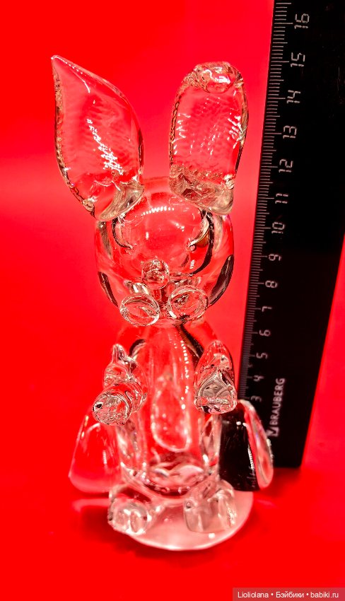 Статуэтка Кролик. Стекло. Винтаж (фото 5)