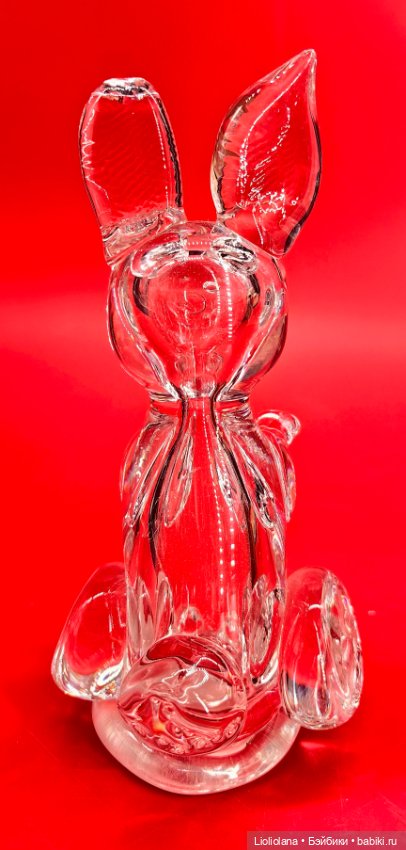Статуэтка Кролик. Стекло. Винтаж (фото 3)