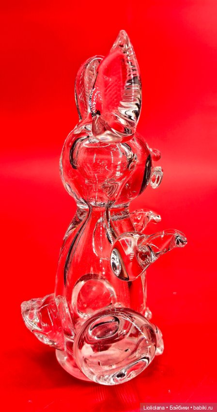 Статуэтка Кролик. Стекло. Винтаж (фото 4)
