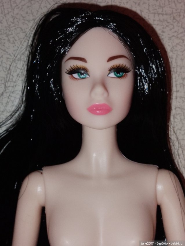 Китайская шарнирная кукла Supermodel - аналог Барби, Mizi, Poppy Parker - новая - брюнетка (фото 4)