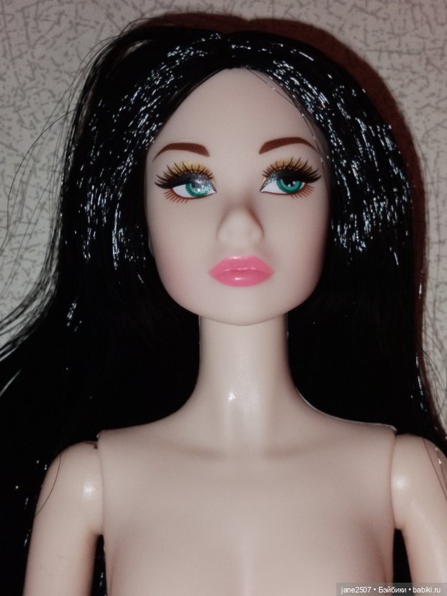 Китайская шарнирная кукла Supermodel - аналог Барби, Mizi, Poppy Parker - новая - брюнетка (фото 3)