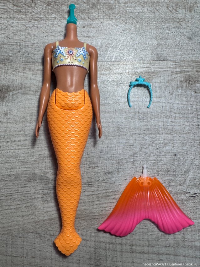 Тело Русалки Одиль (с розовыми волосами)