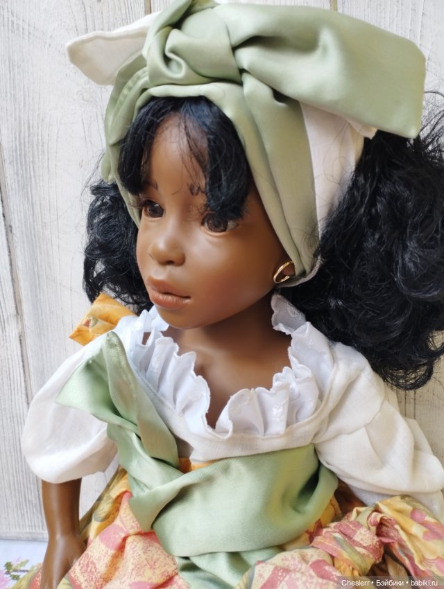 Красивая негритянка — Коллекционные куклы (фото 4)