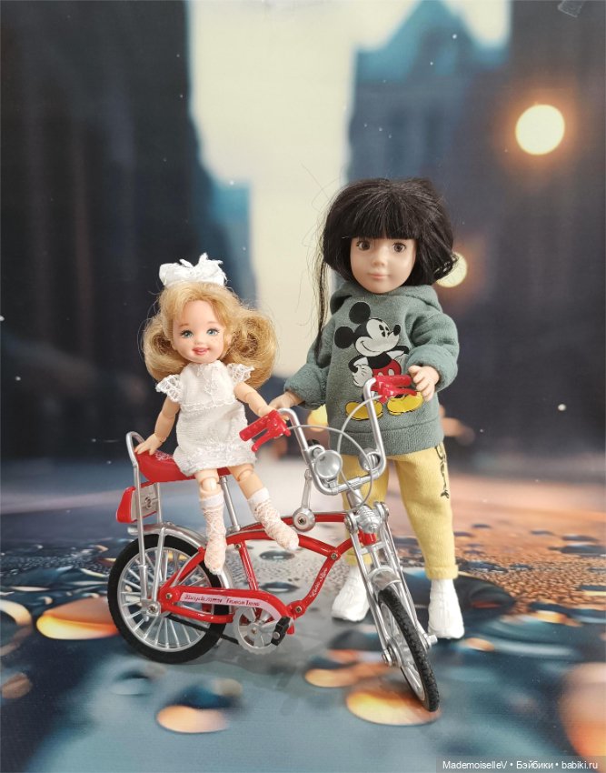 Велосипед двухколесный — Коляски