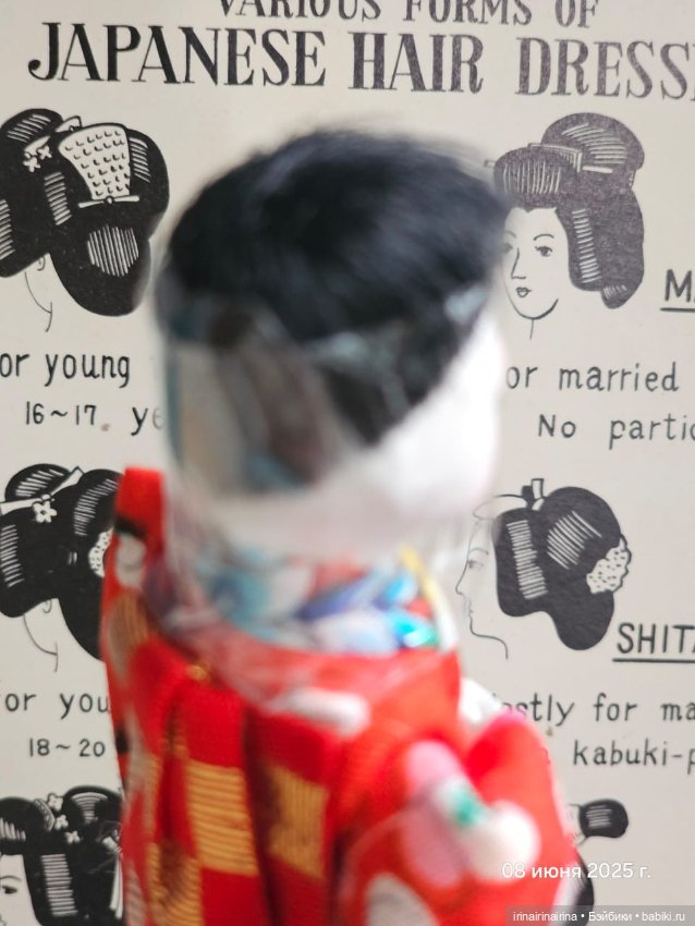 Японская куколка , с париками , набор 1 (453.7)