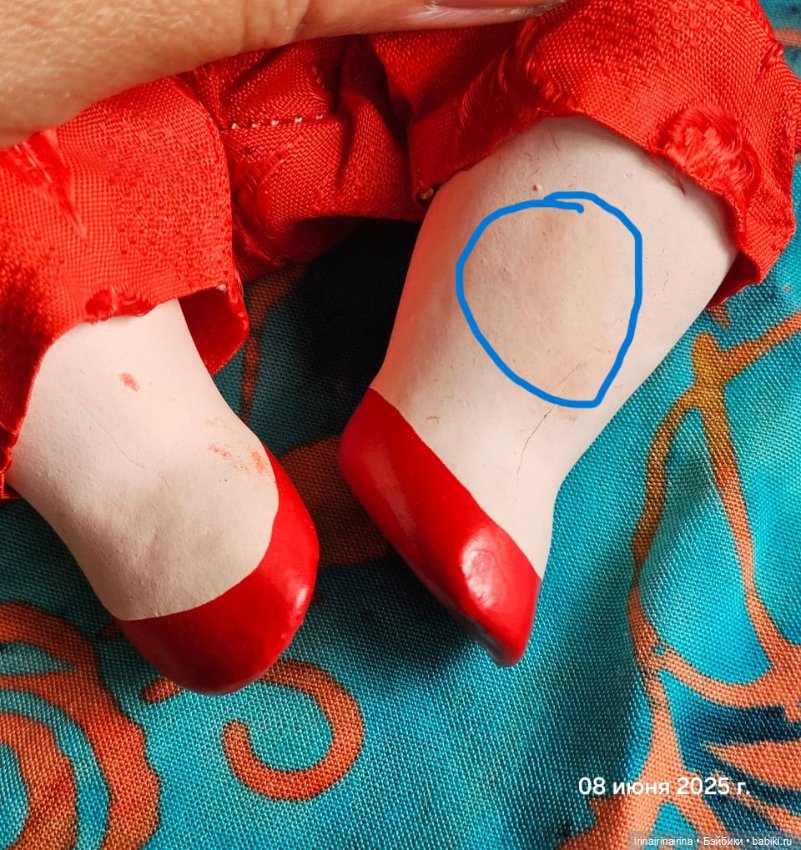 Гофун девочка в красном (453.3) (фото 3)