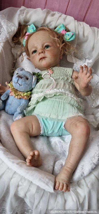 Цветочный Эльф Фрэда — Куклы реборн (фото 7)