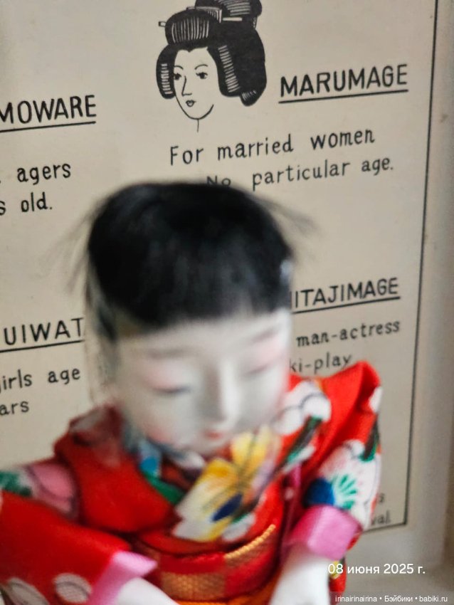 Японская куколка , с париками , набор 1 (453.7) (фото 10)