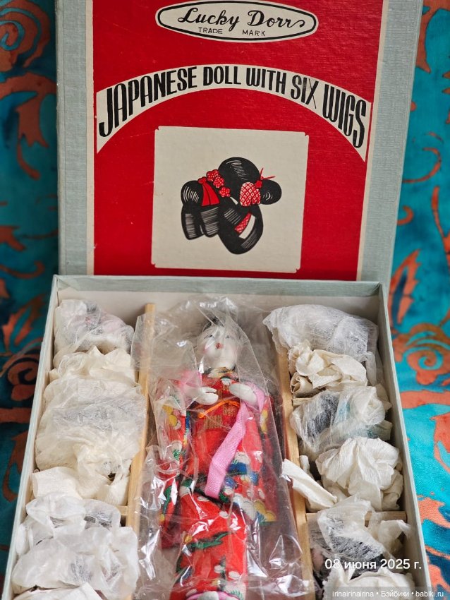 Японская куколка , с париками , набор 1 (453.7) (фото 3)