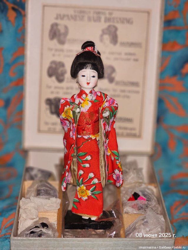 Японская куколка , с париками , набор 2 (453.7) (фото 3)