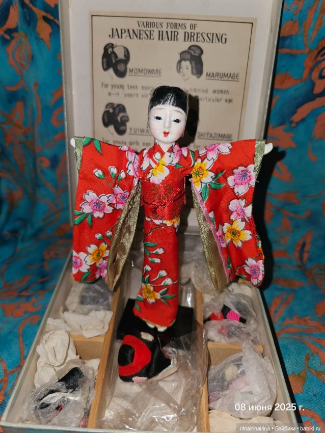 Японская куколка , с париками , набор 2 (453.7) (фото 2)
