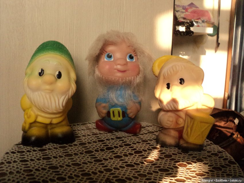 Три гномика — Винтажные куклы и игрушки детства